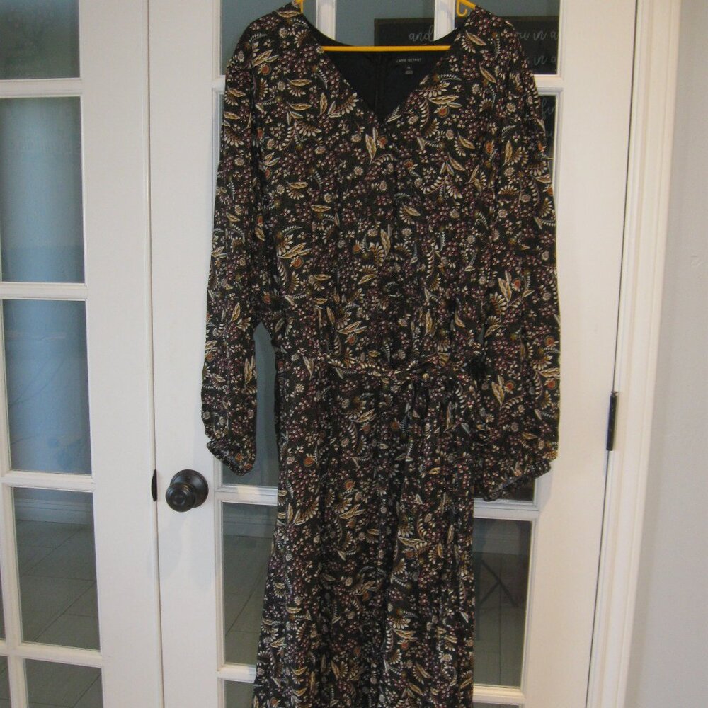 Lane Bryant Midi Paisley Print Dress